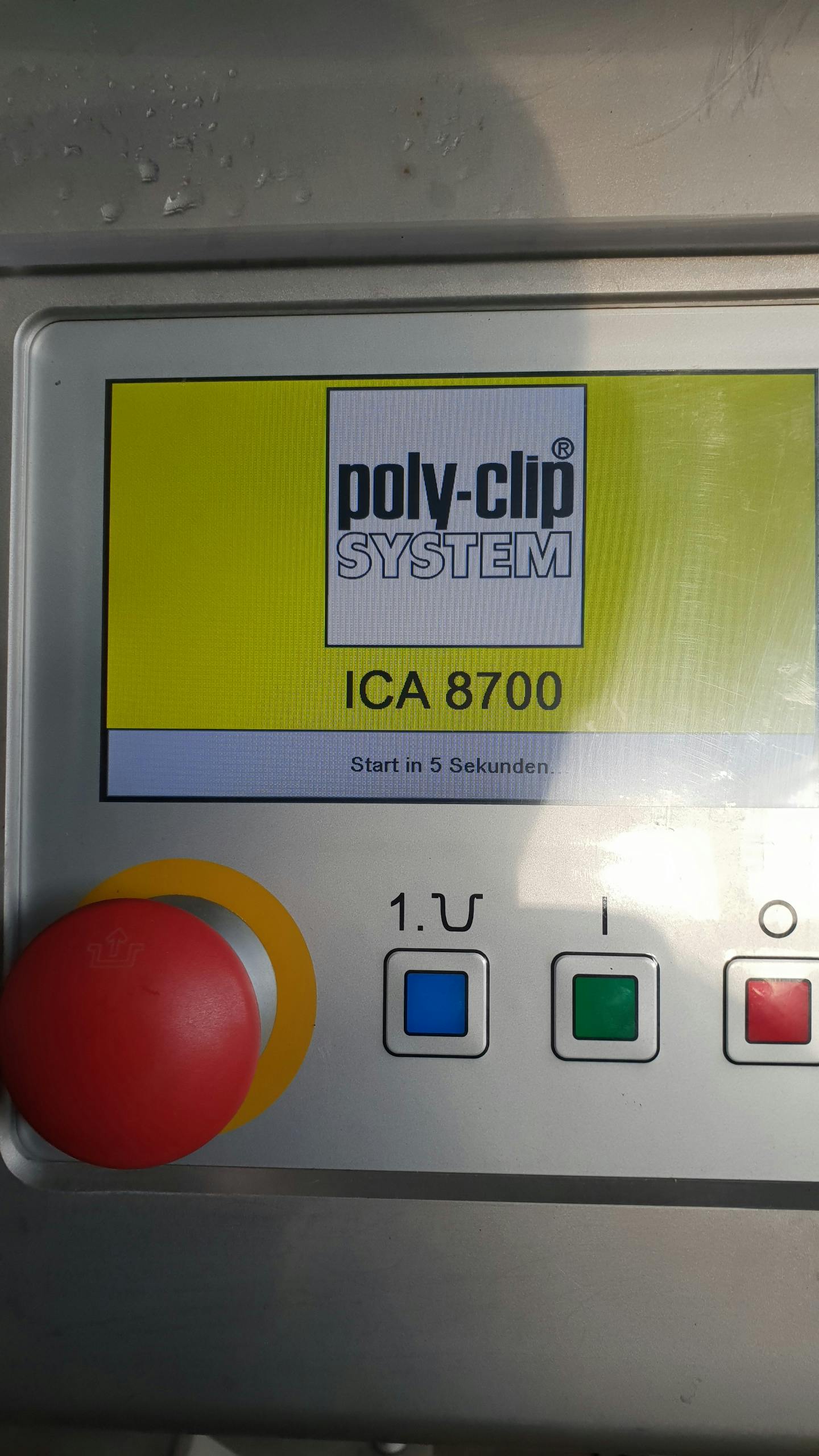 Steuergerät of POLYCLIP ICA 8700 